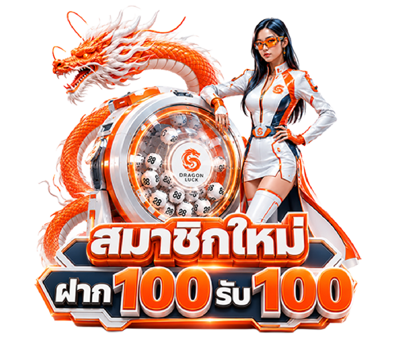 ㅤสมาชิกใหม่ ฝาก 100 รับเพิ่ม 100 บาท